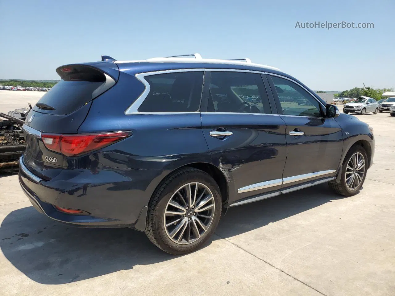 2020 Infiniti Qx60 Luxe Синий vin: 5N1DL0MN2LC547137