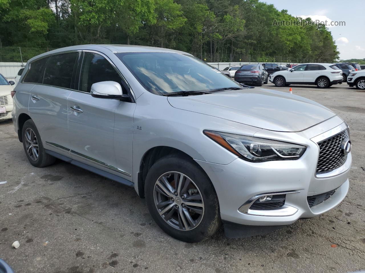 2017 Infiniti Qx60  Silver vin: 5N1DL0MN3HC523937