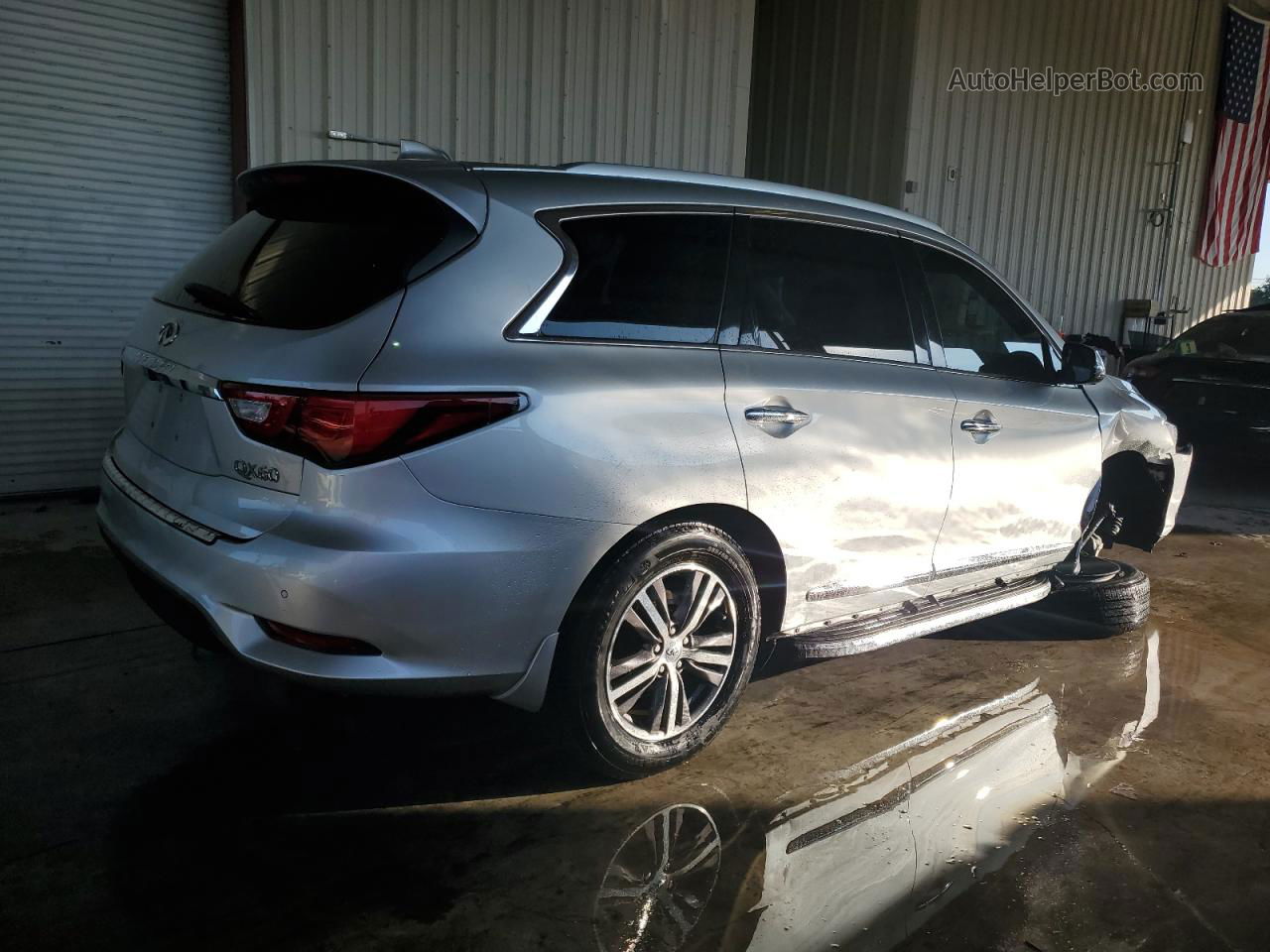 2017 Infiniti Qx60  Silver vin: 5N1DL0MN3HC550488