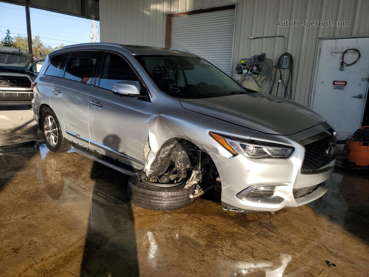 2017 Infiniti Qx60  Silver vin: 5N1DL0MN3HC550488