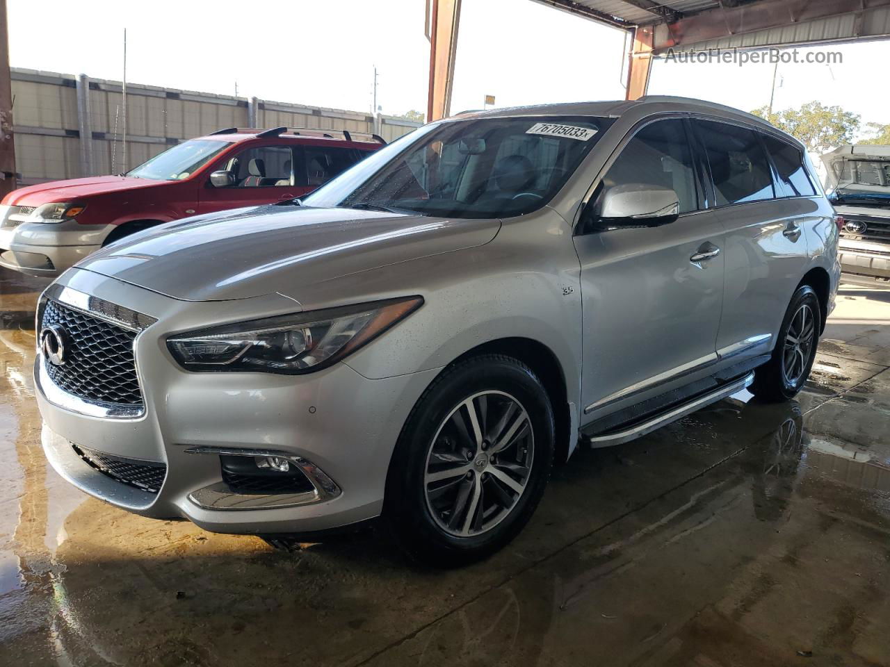 2017 Infiniti Qx60  Серебряный vin: 5N1DL0MN3HC550488