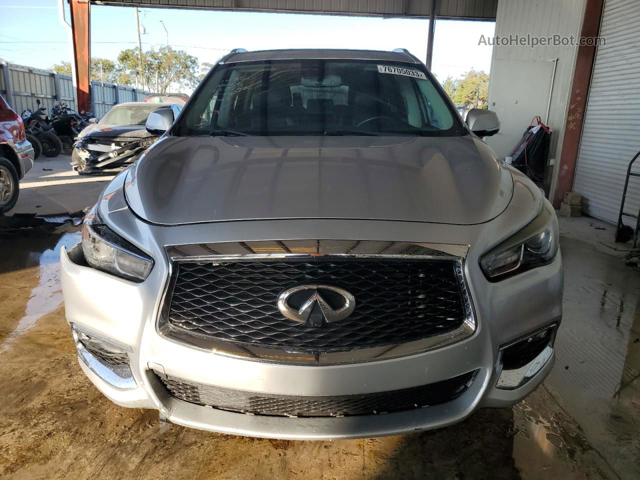 2017 Infiniti Qx60  Silver vin: 5N1DL0MN3HC550488