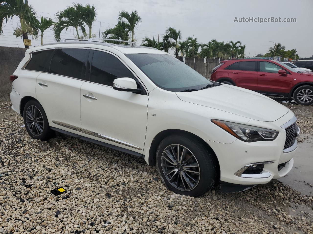 2017 Infiniti Qx60  White vin: 5N1DL0MN3HC551950