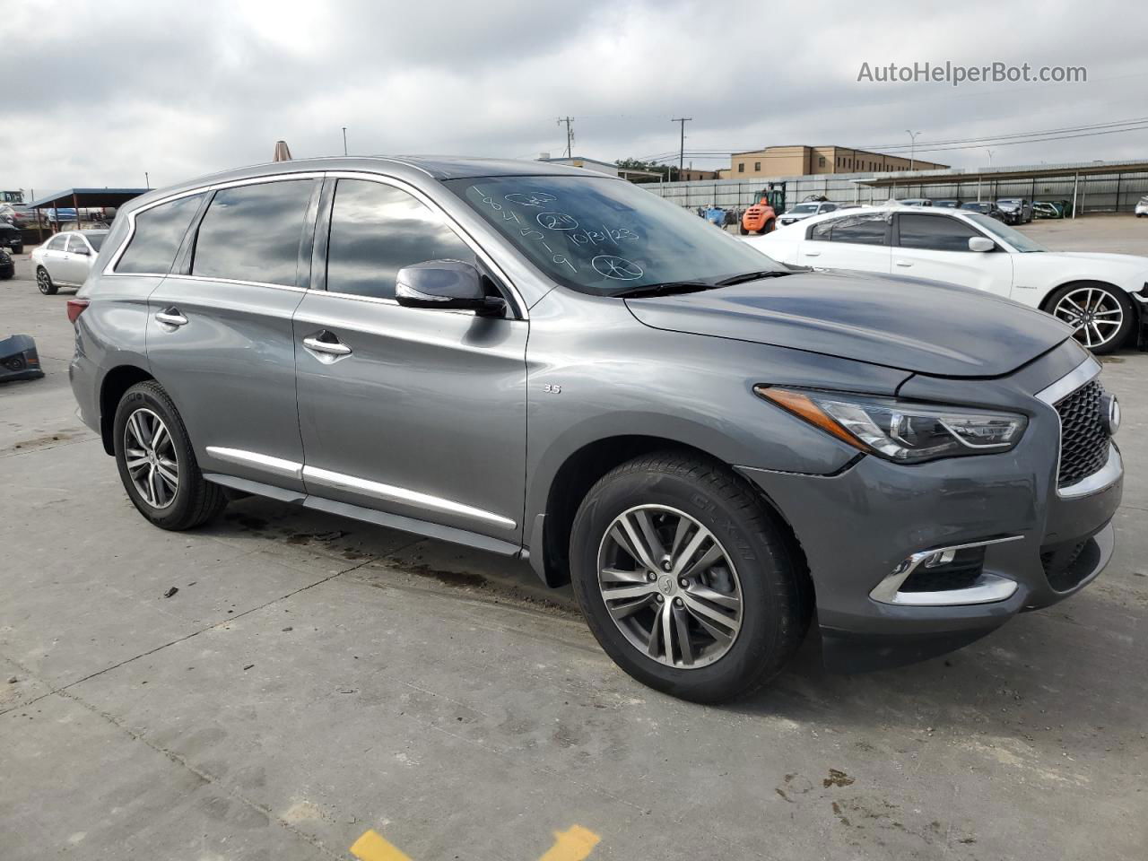 2020 Infiniti Qx60 Luxe Серый vin: 5N1DL0MN3LC535353