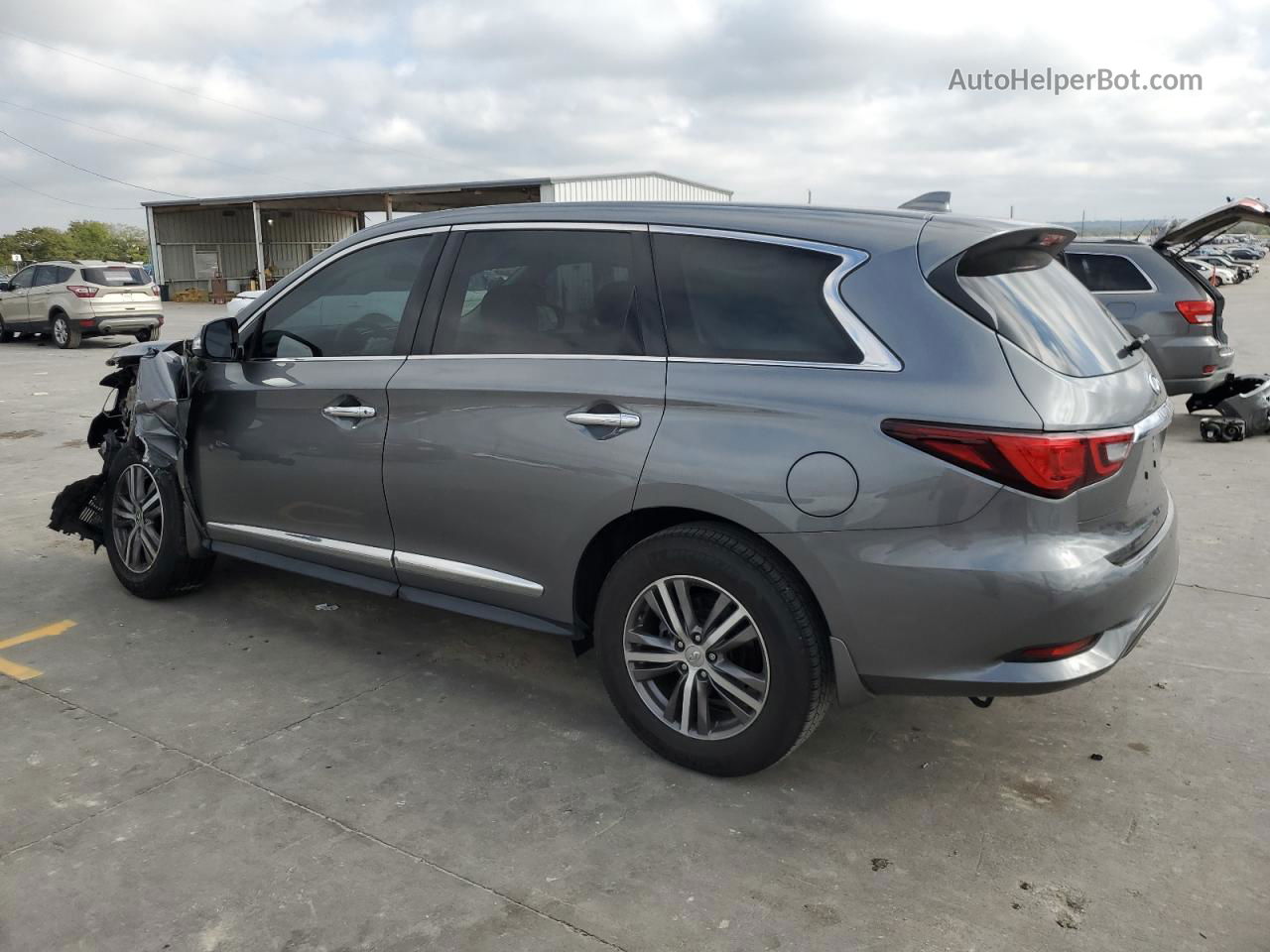 2020 Infiniti Qx60 Luxe Gray vin: 5N1DL0MN3LC535353