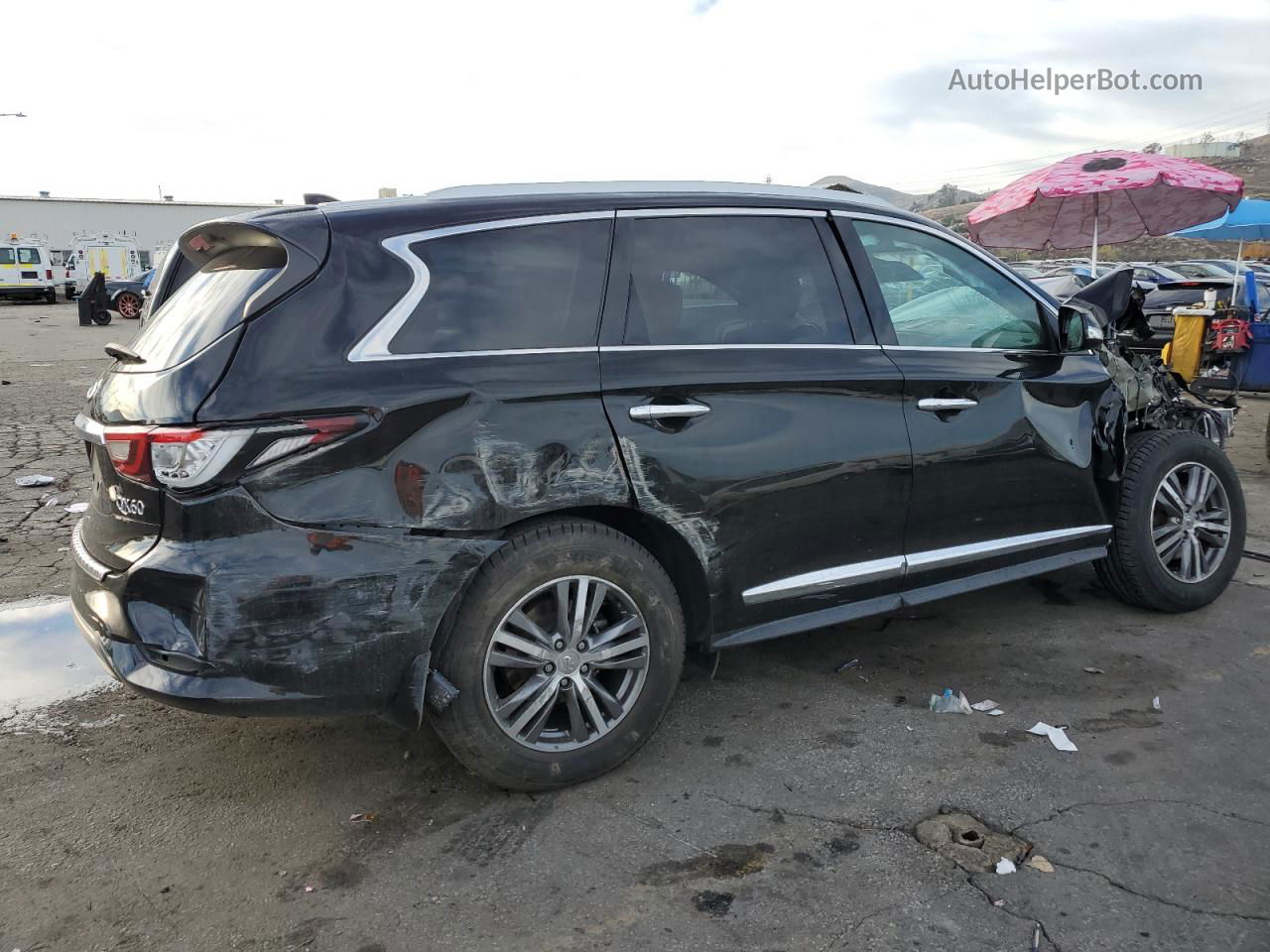 2020 Infiniti Qx60 Luxe Черный vin: 5N1DL0MN3LC544442