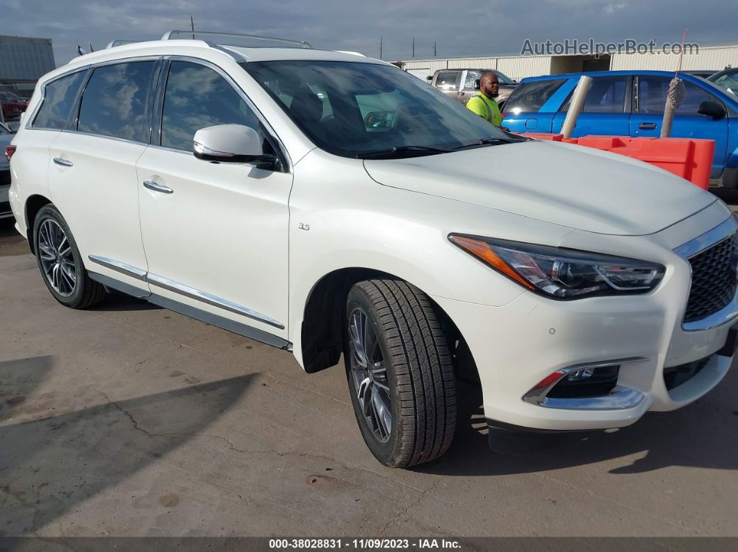 2020 Infiniti Qx60 Signature Edition White vin: 5N1DL0MN3LC545493