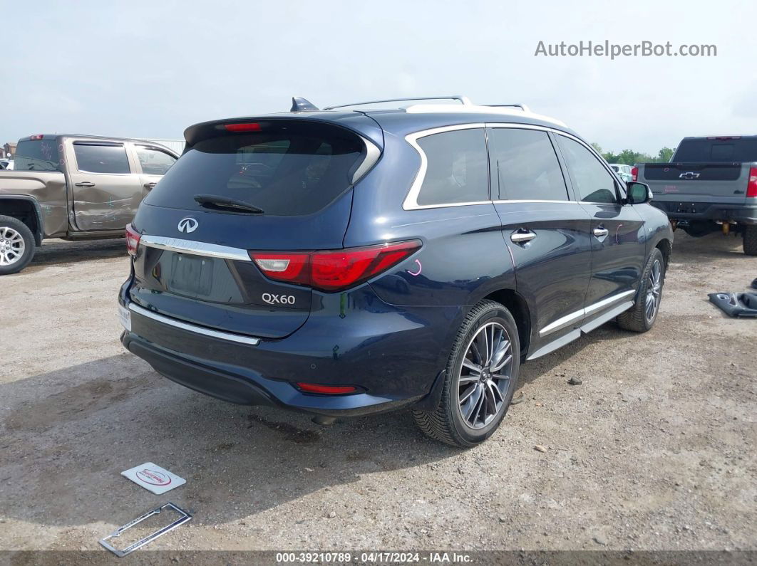 2017 Infiniti Qx60   Синий vin: 5N1DL0MN4HC501249