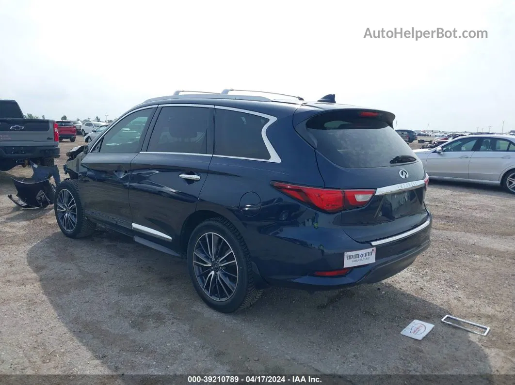 2017 Infiniti Qx60   Синий vin: 5N1DL0MN4HC501249