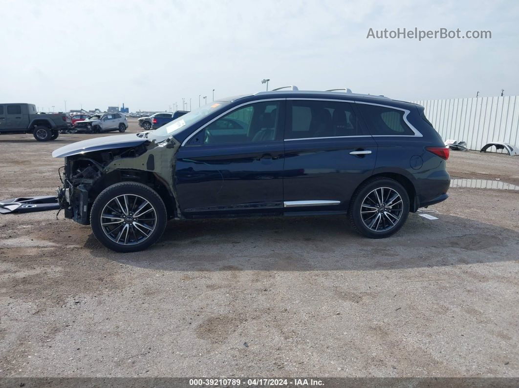 2017 Infiniti Qx60   Blue vin: 5N1DL0MN4HC501249