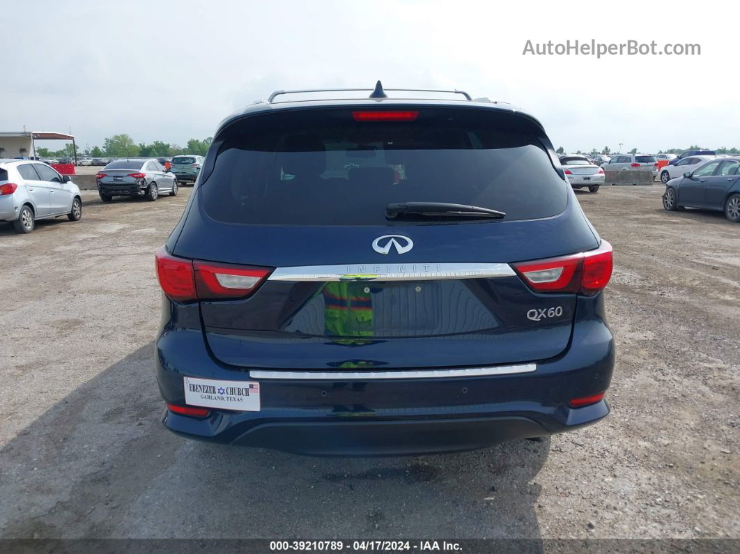 2017 Infiniti Qx60   Синий vin: 5N1DL0MN4HC501249