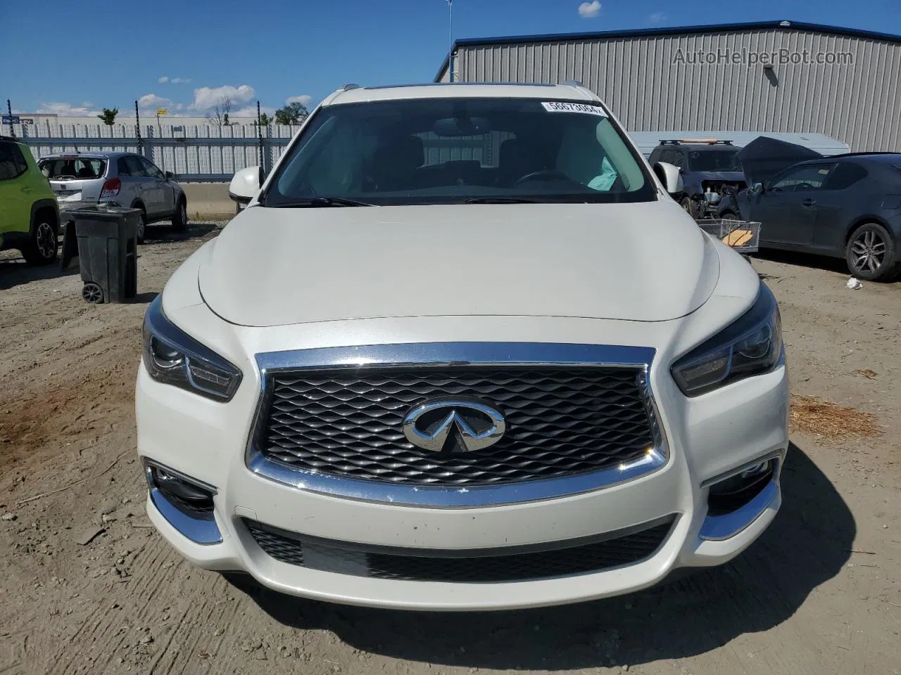 2017 Infiniti Qx60  White vin: 5N1DL0MN4HC506452