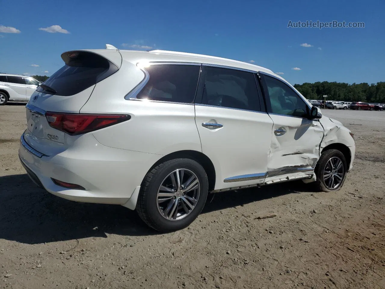 2017 Infiniti Qx60  White vin: 5N1DL0MN4HC506452