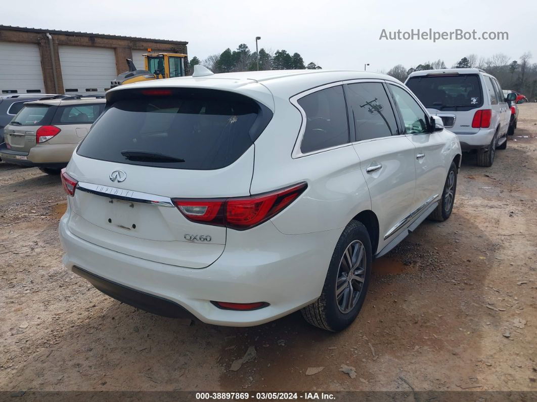 2017 Infiniti Qx60   White vin: 5N1DL0MN4HC511196