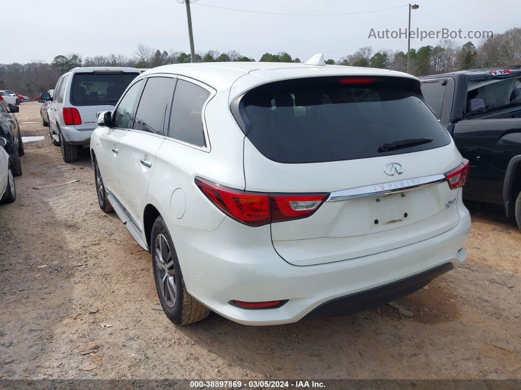 2017 Infiniti Qx60   White vin: 5N1DL0MN4HC511196