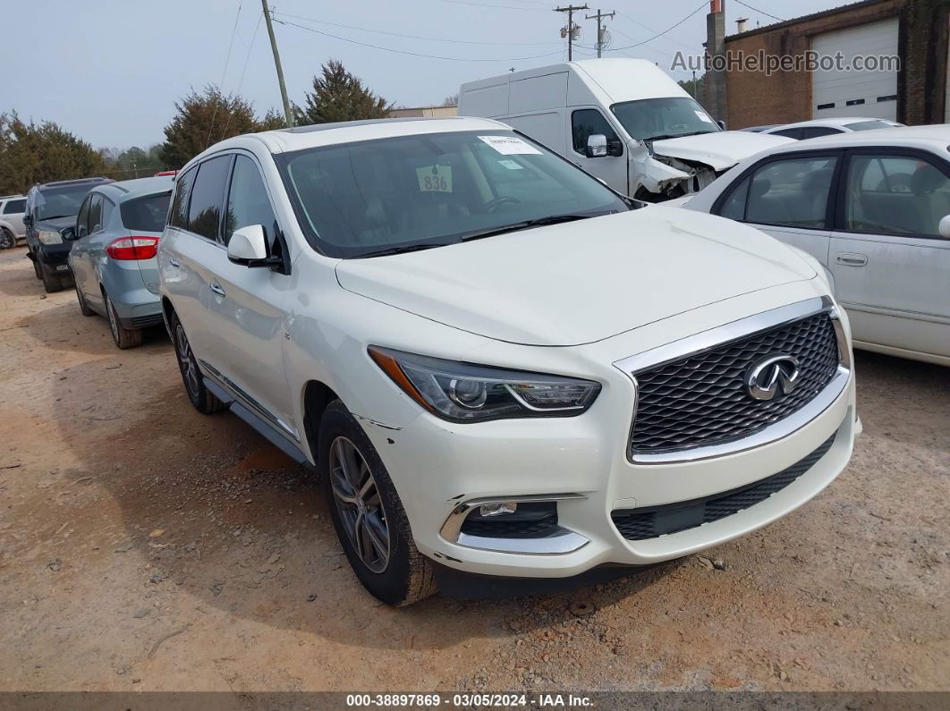 2017 Infiniti Qx60   White vin: 5N1DL0MN4HC511196