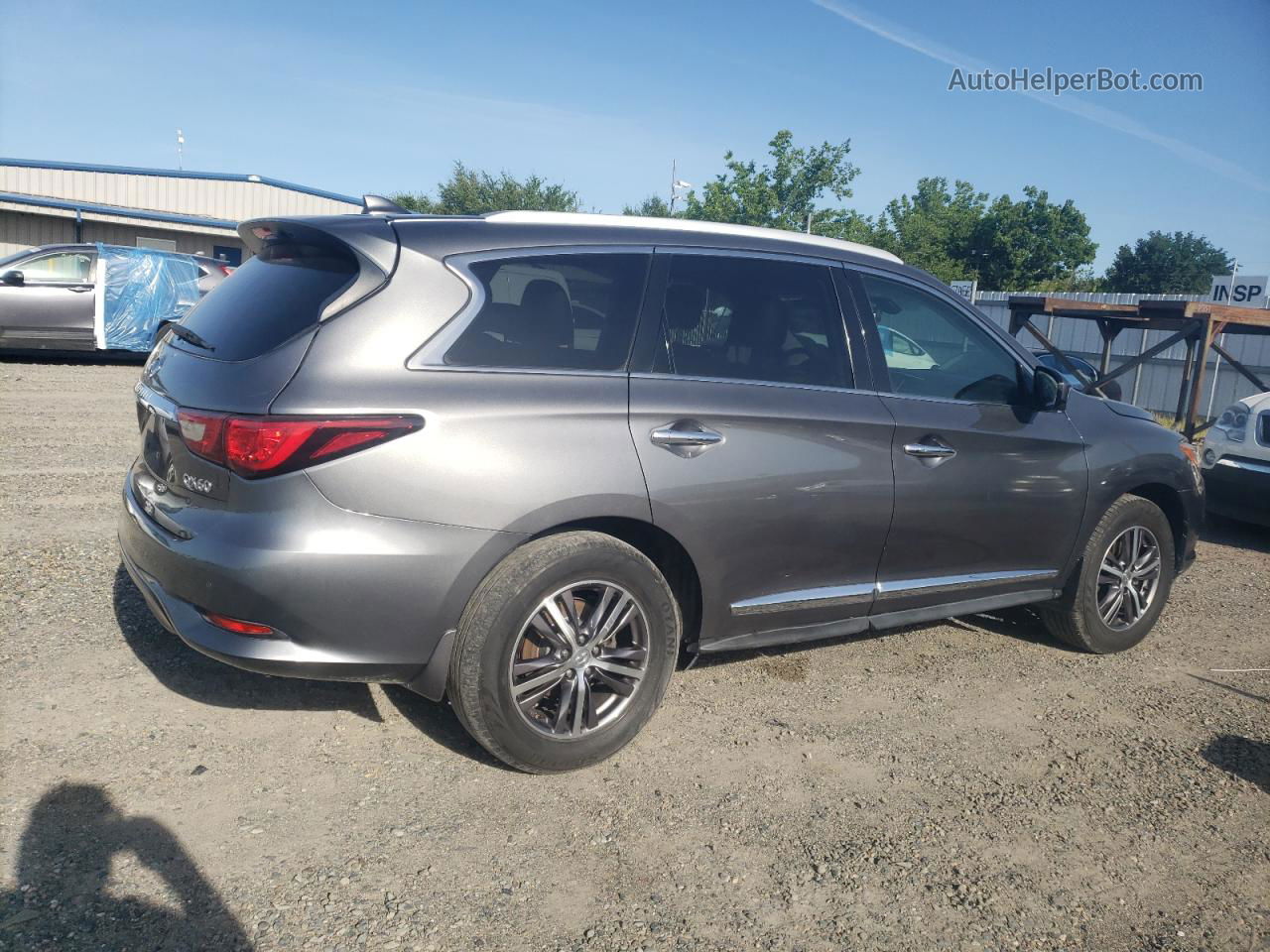 2017 Infiniti Qx60  Gray vin: 5N1DL0MN4HC527348