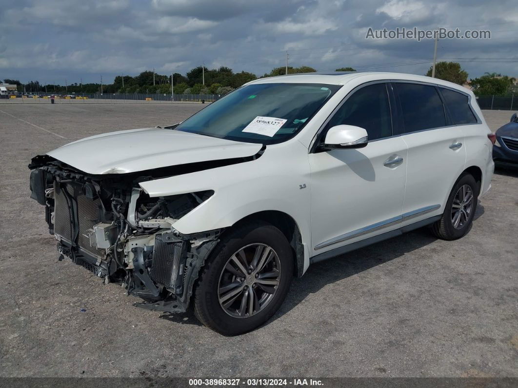 2017 Infiniti Qx60   White vin: 5N1DL0MN4HC541959