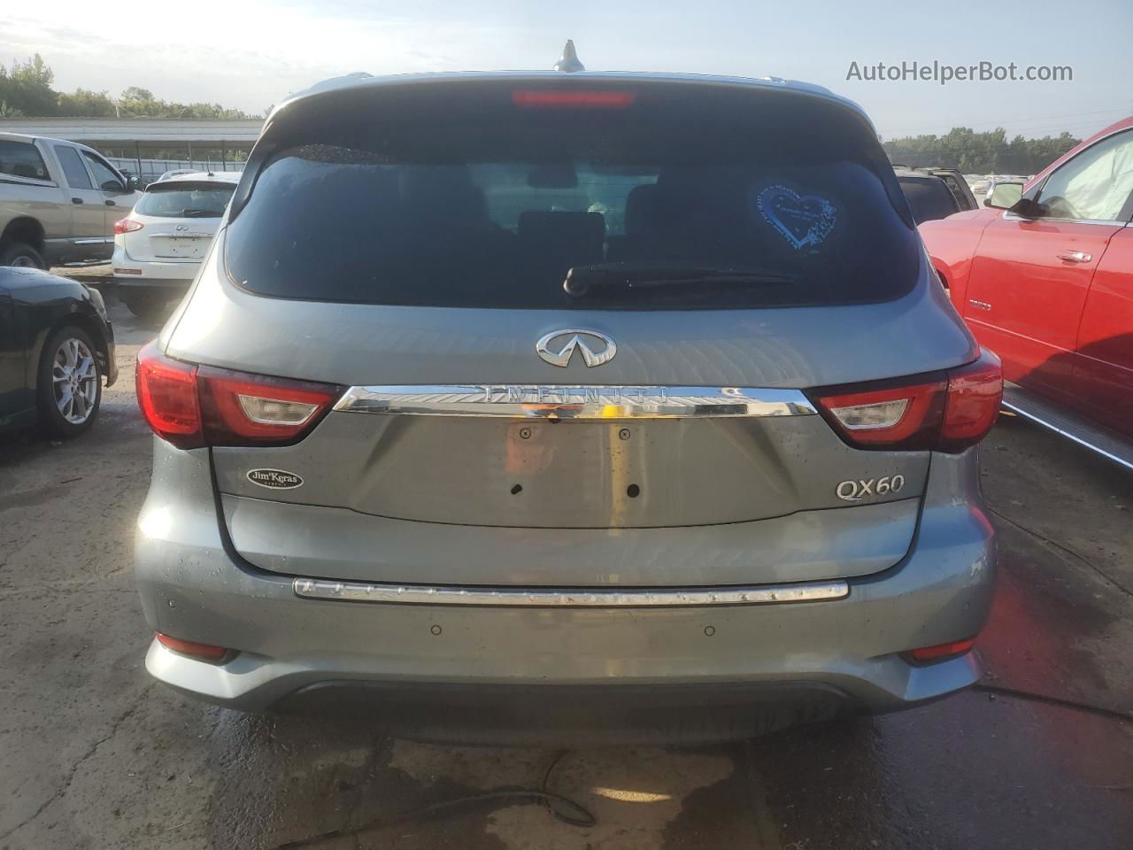 2017 Infiniti Qx60  Blue vin: 5N1DL0MN4HC548779