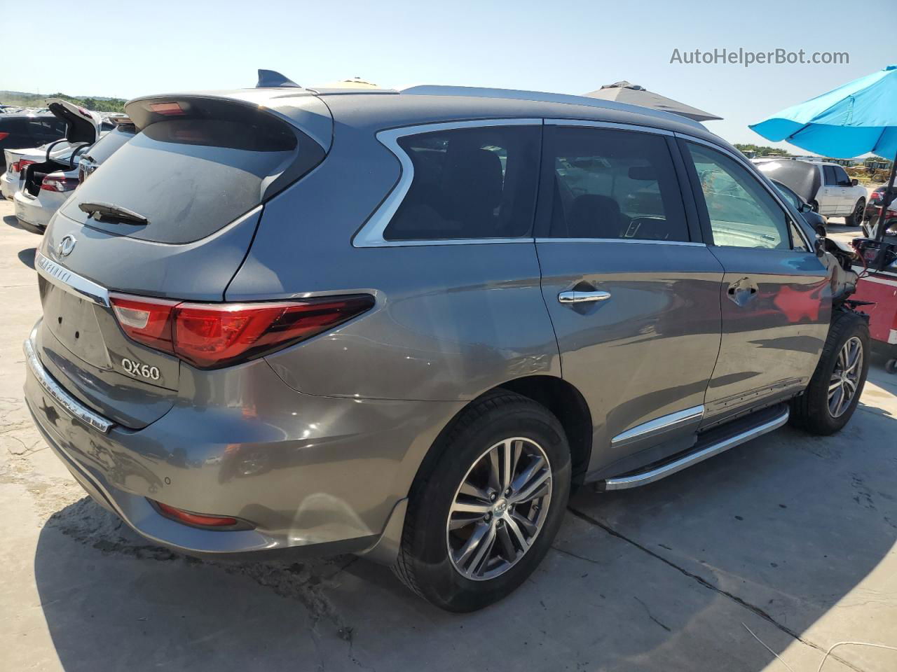 2017 Infiniti Qx60  Серый vin: 5N1DL0MN4HC557305