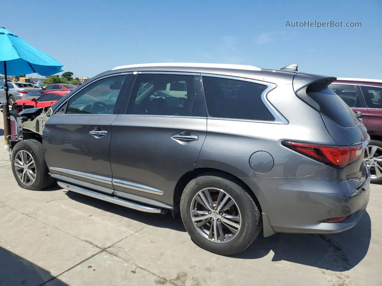 2017 Infiniti Qx60  Серый vin: 5N1DL0MN4HC557305