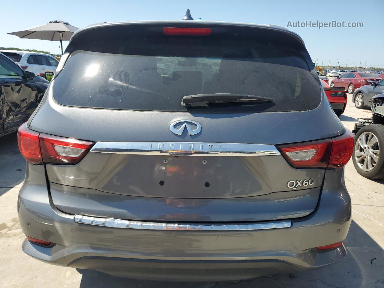 2017 Infiniti Qx60  Серый vin: 5N1DL0MN4HC557305