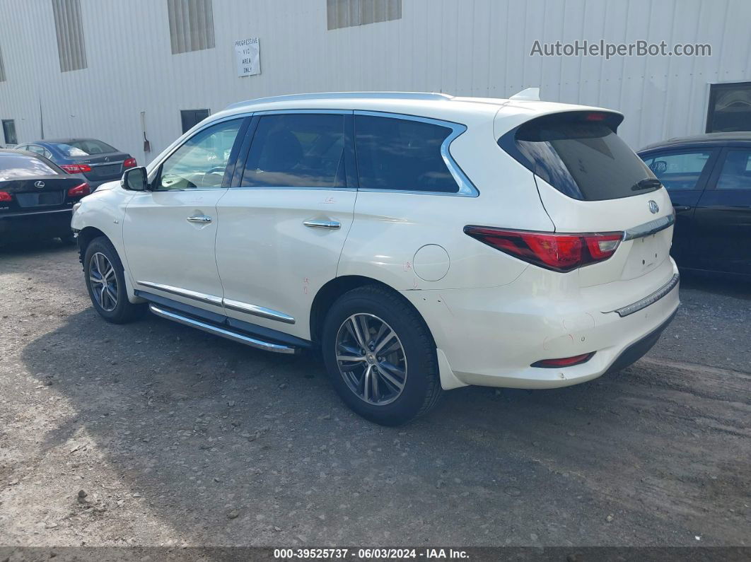 2017 Infiniti Qx60   White vin: 5N1DL0MN4HC559801