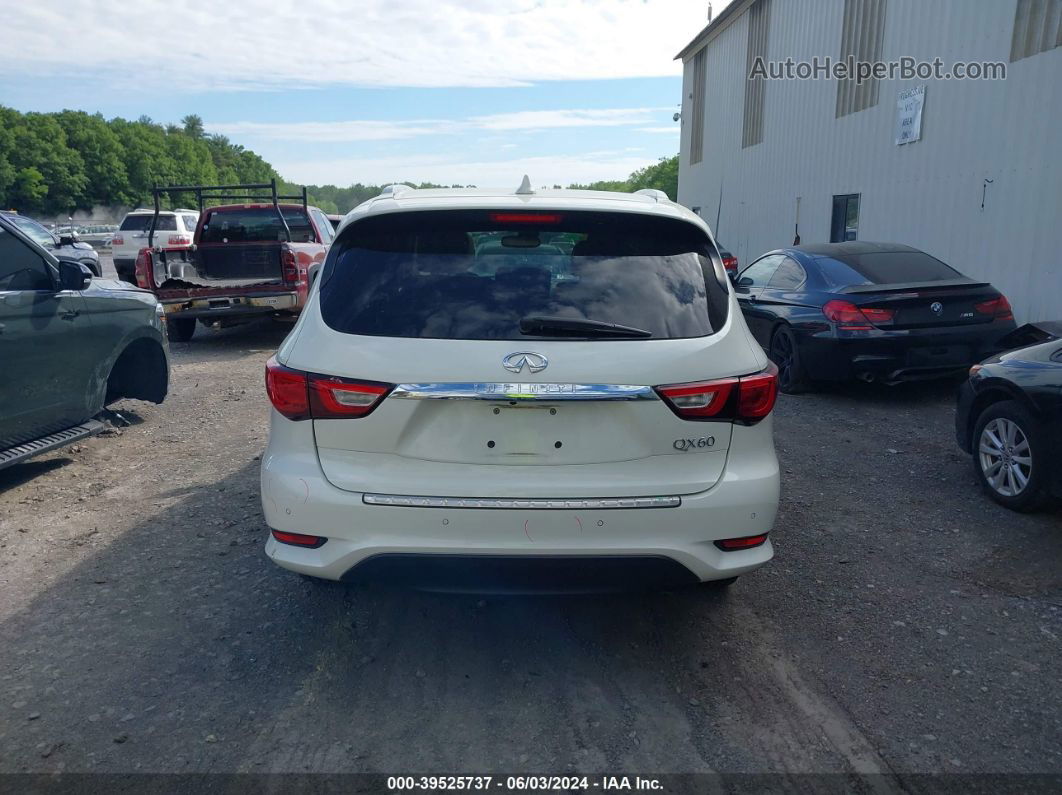 2017 Infiniti Qx60   White vin: 5N1DL0MN4HC559801