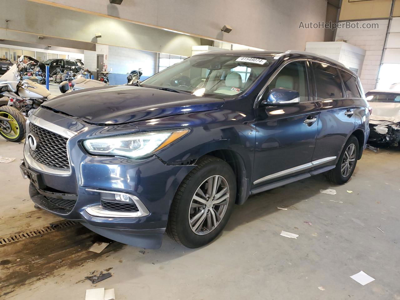 2020 Infiniti Qx60 Luxe Blue vin: 5N1DL0MN4LC507416