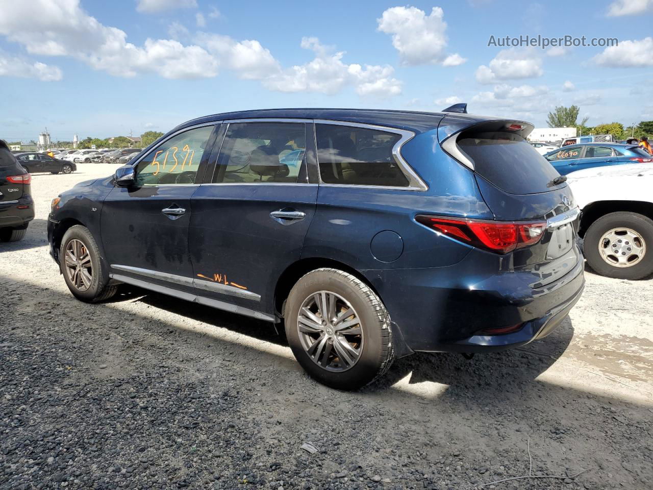 2020 Infiniti Qx60 Luxe Blue vin: 5N1DL0MN4LC524717