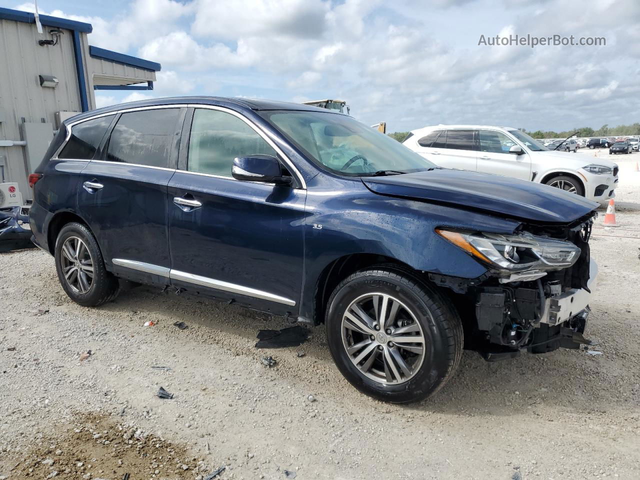 2020 Infiniti Qx60 Luxe Blue vin: 5N1DL0MN4LC527391