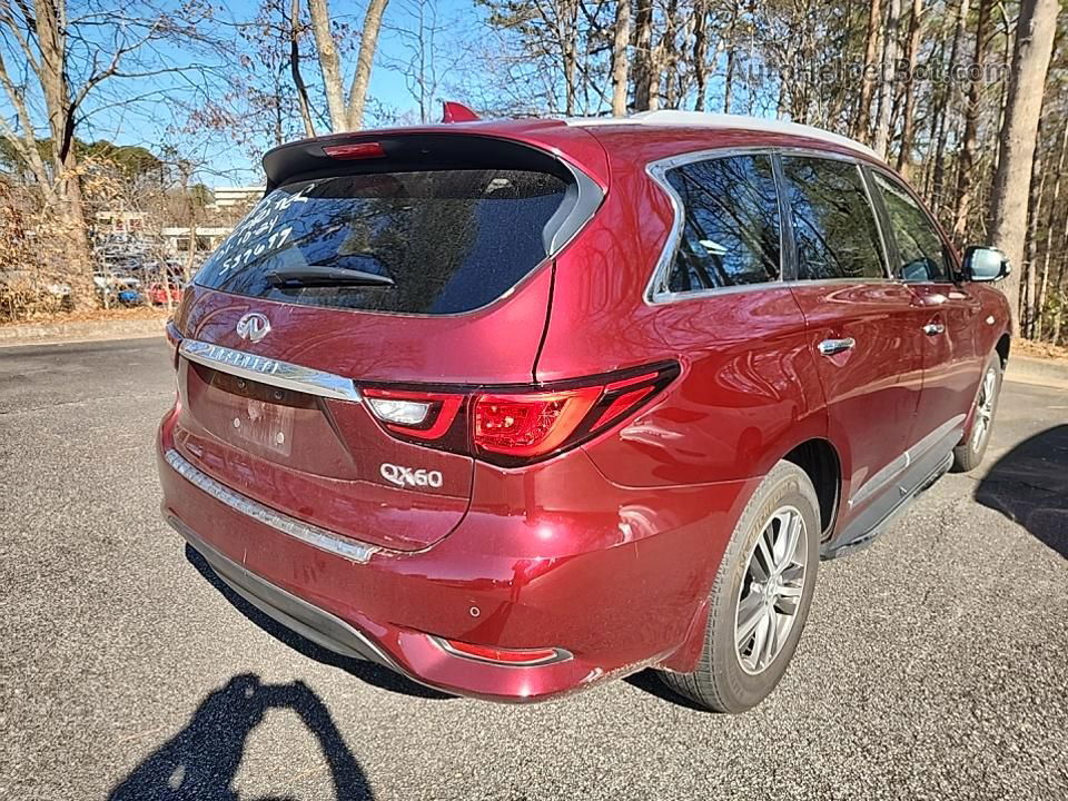 2020 Infiniti Qx60 Luxe/pure/special Edition Red vin: 5N1DL0MN4LC539699