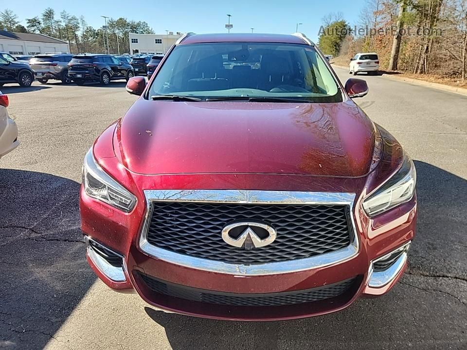 2020 Infiniti Qx60 Luxe/pure/special Edition Red vin: 5N1DL0MN4LC539699