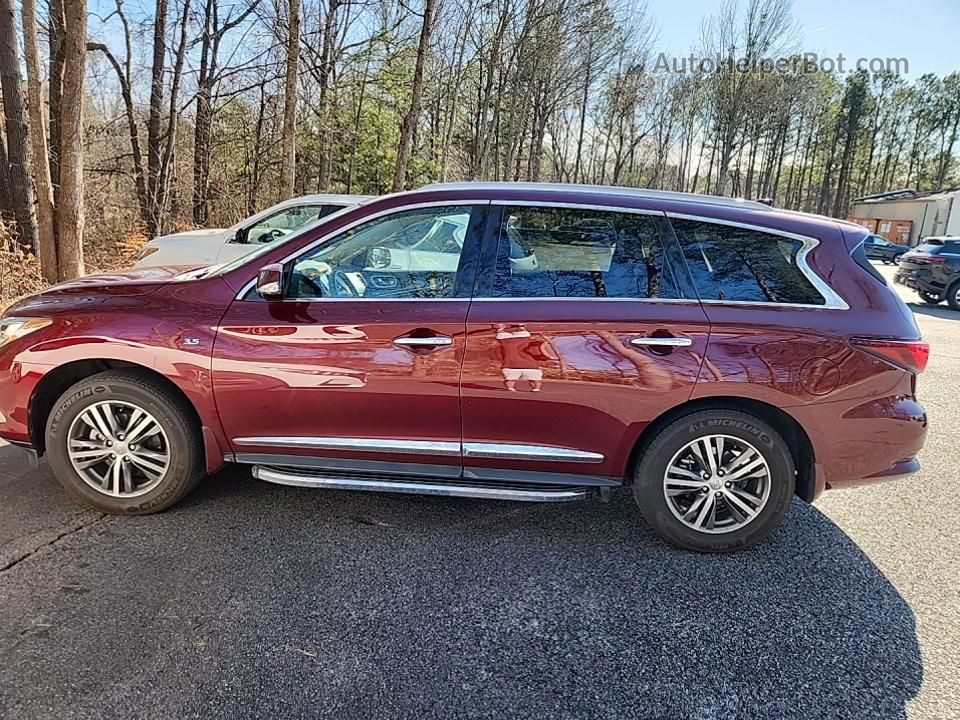 2020 Infiniti Qx60 Luxe/pure/special Edition Red vin: 5N1DL0MN4LC539699