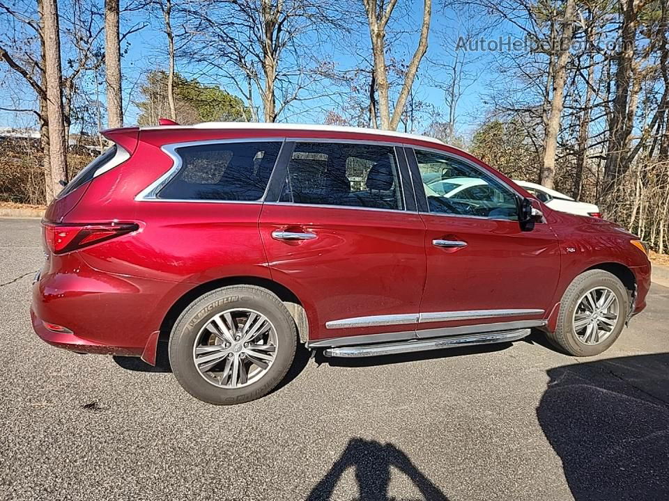 2020 Infiniti Qx60 Luxe/pure/special Edition Red vin: 5N1DL0MN4LC539699