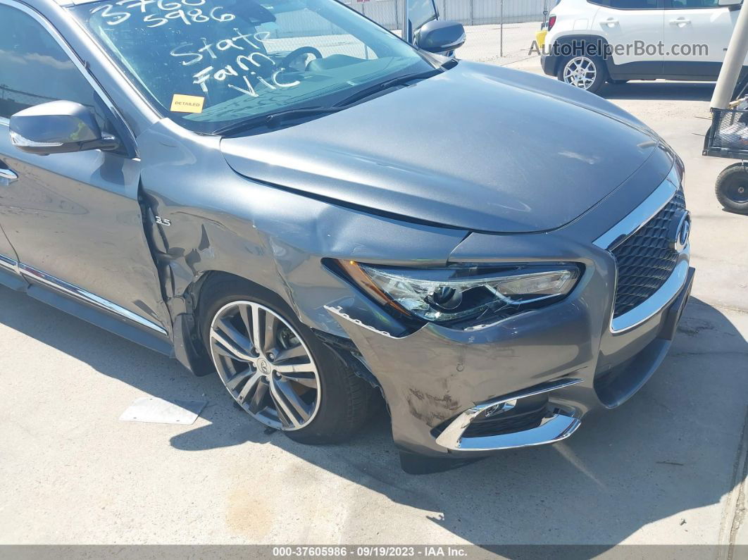 2020 Infiniti Qx60 Luxe Gray vin: 5N1DL0MN4LC541386