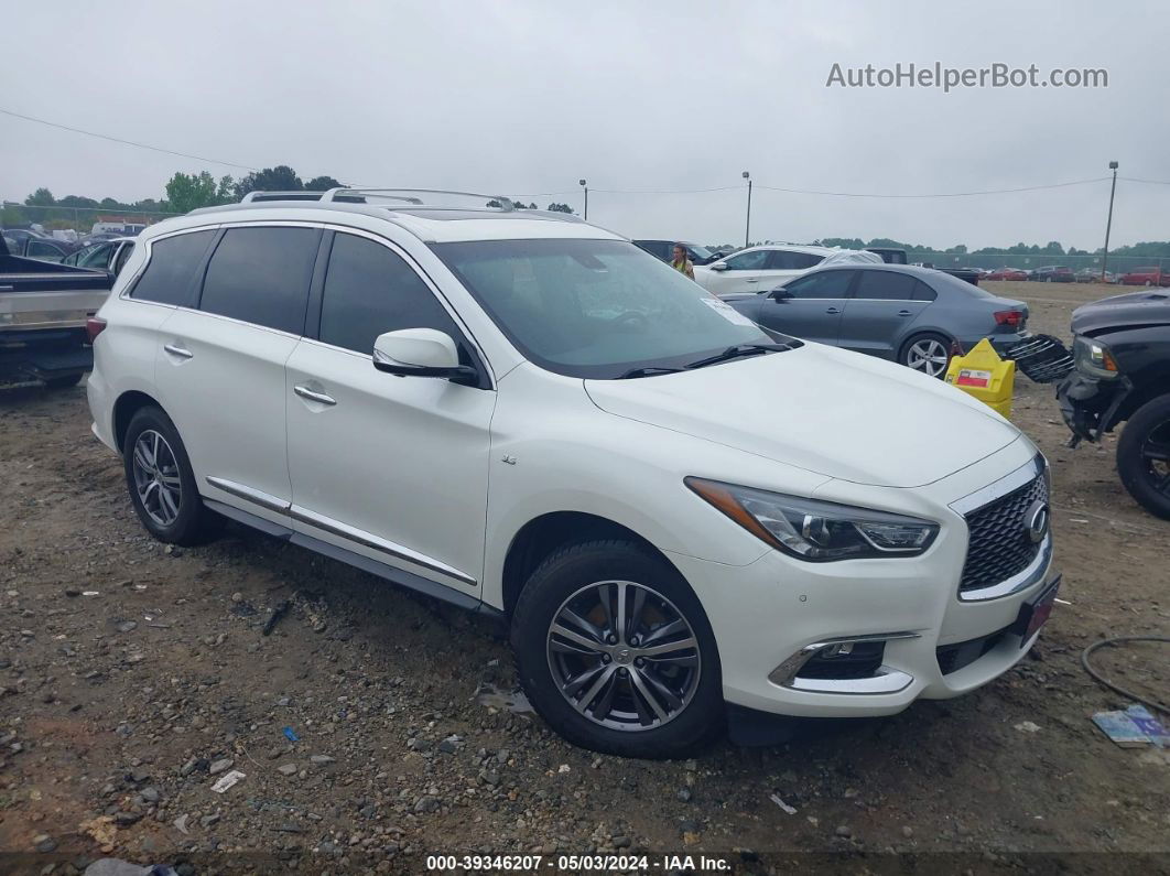 2017 Infiniti Qx60   White vin: 5N1DL0MN5HC501292