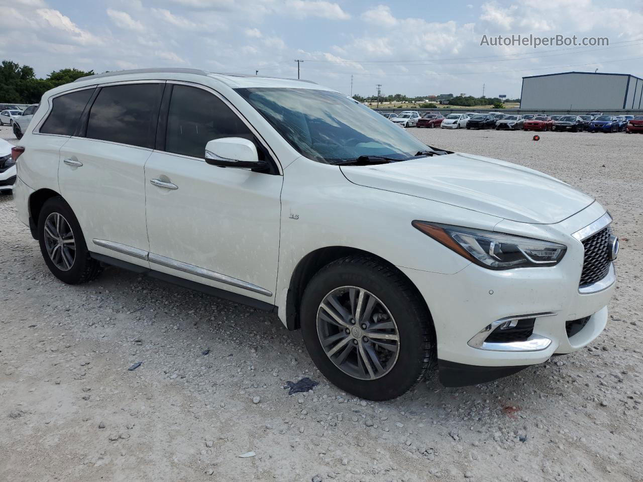 2017 Infiniti Qx60 White vin: 5N1DL0MN5HC515175