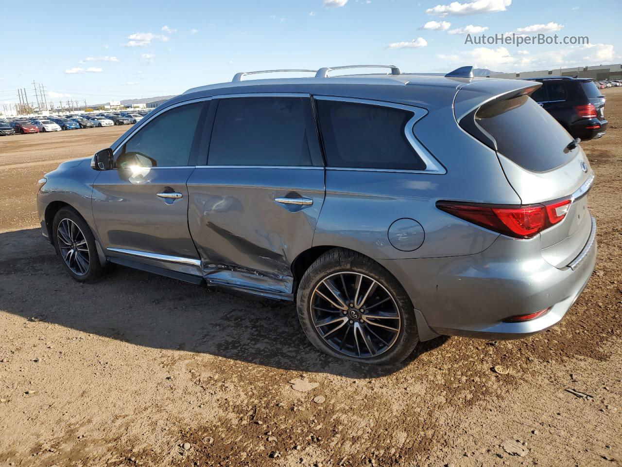 2017 Infiniti Qx60  Gray vin: 5N1DL0MN5HC520232