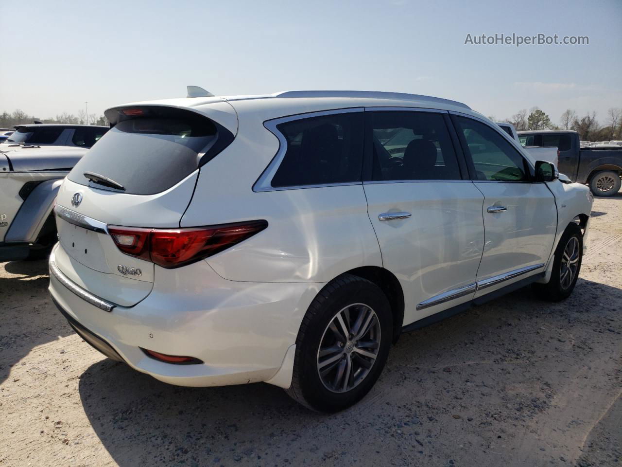 2020 Infiniti Qx60 Luxe White vin: 5N1DL0MN5LC515864