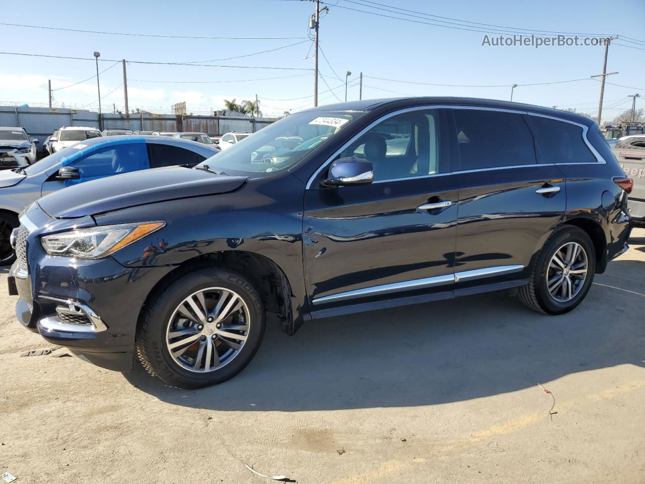 2020 Infiniti Qx60 Luxe Черный vin: 5N1DL0MN5LC517808