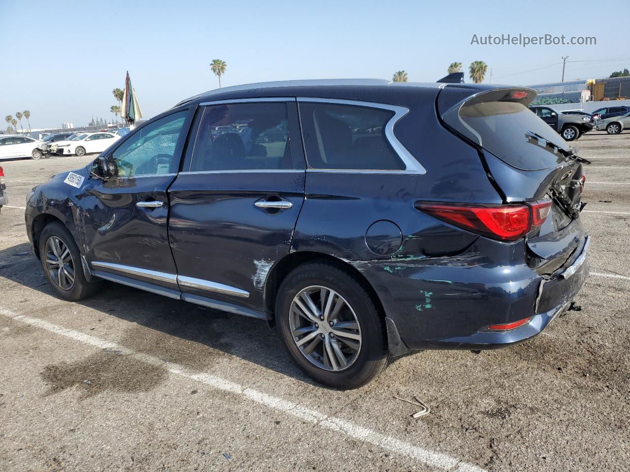 2020 Infiniti Qx60 Luxe Синий vin: 5N1DL0MN5LC525262