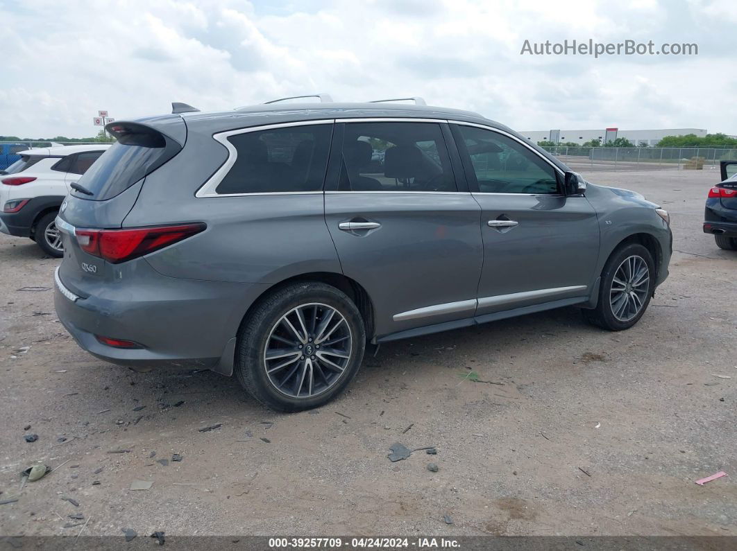 2020 Infiniti Qx60 Luxe Gray vin: 5N1DL0MN5LC526539