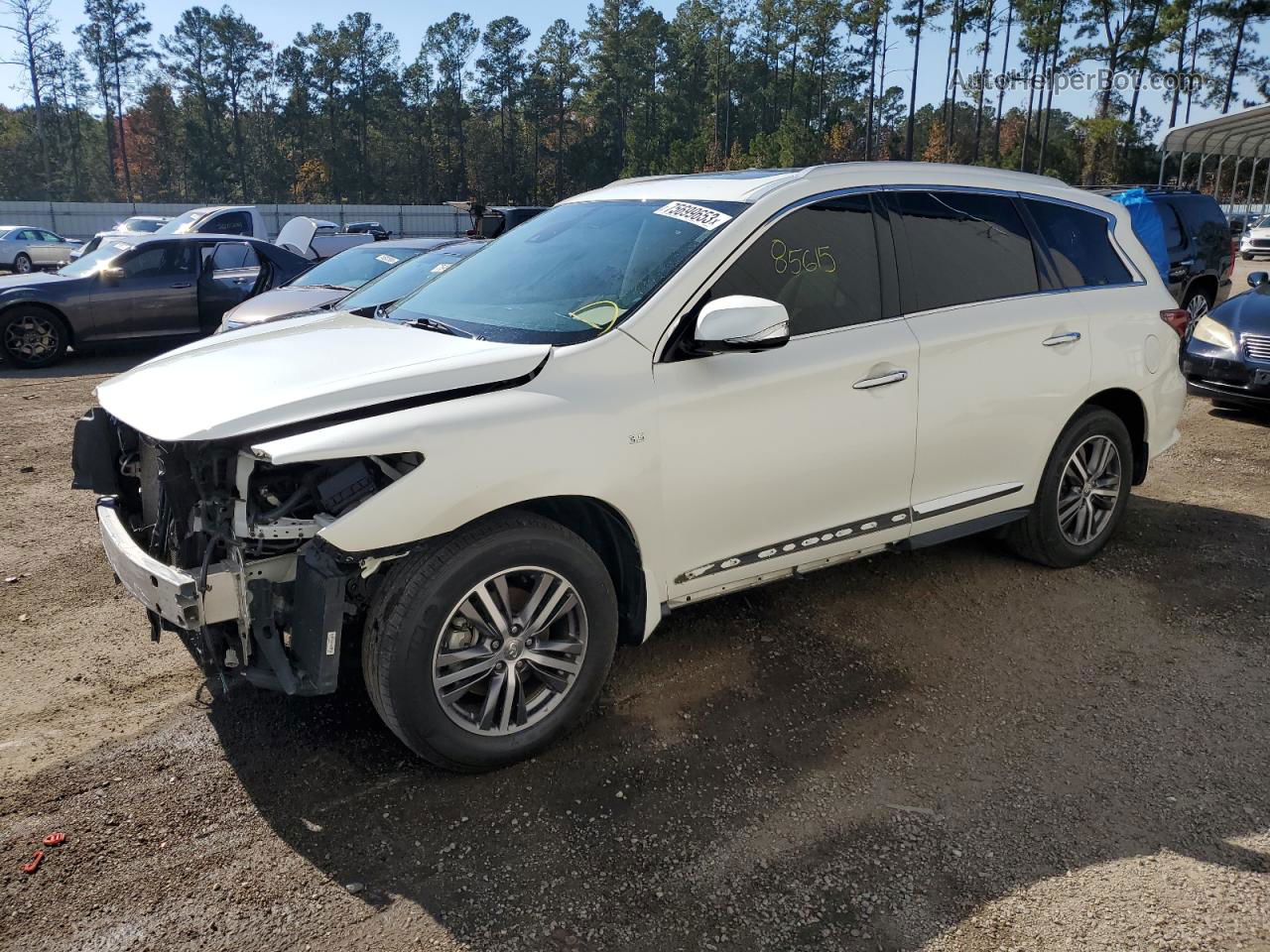 2020 Infiniti Qx60 Luxe Белый vin: 5N1DL0MN5LC538710