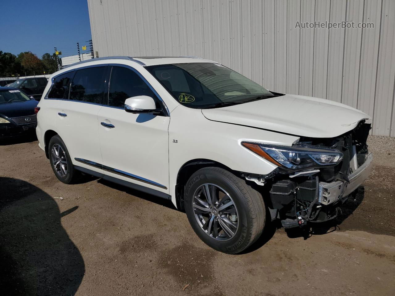 2020 Infiniti Qx60 Luxe Белый vin: 5N1DL0MN5LC538710