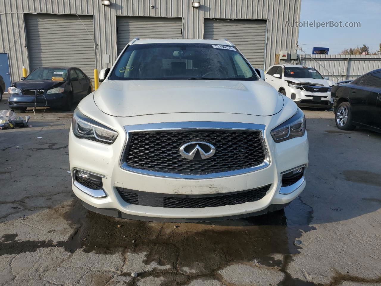 2017 Infiniti Qx60  Белый vin: 5N1DL0MN6HC528016