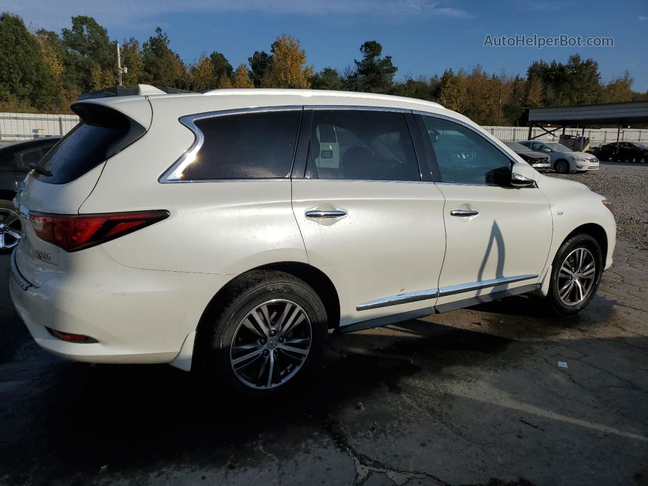 2017 Infiniti Qx60  White vin: 5N1DL0MN6HC528016