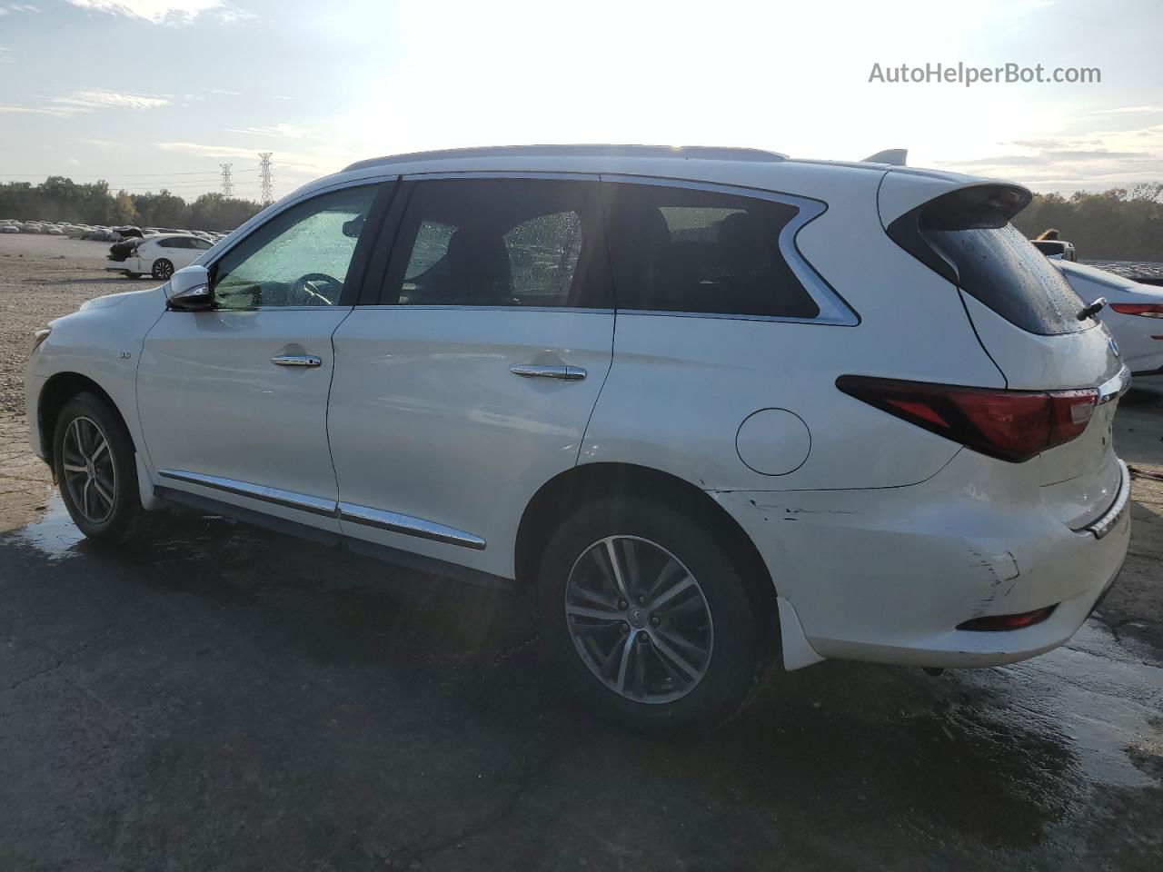 2017 Infiniti Qx60  White vin: 5N1DL0MN6HC528016