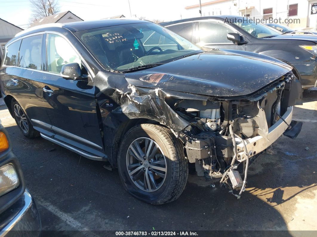 2017 Infiniti Qx60   Black vin: 5N1DL0MN6HC529232