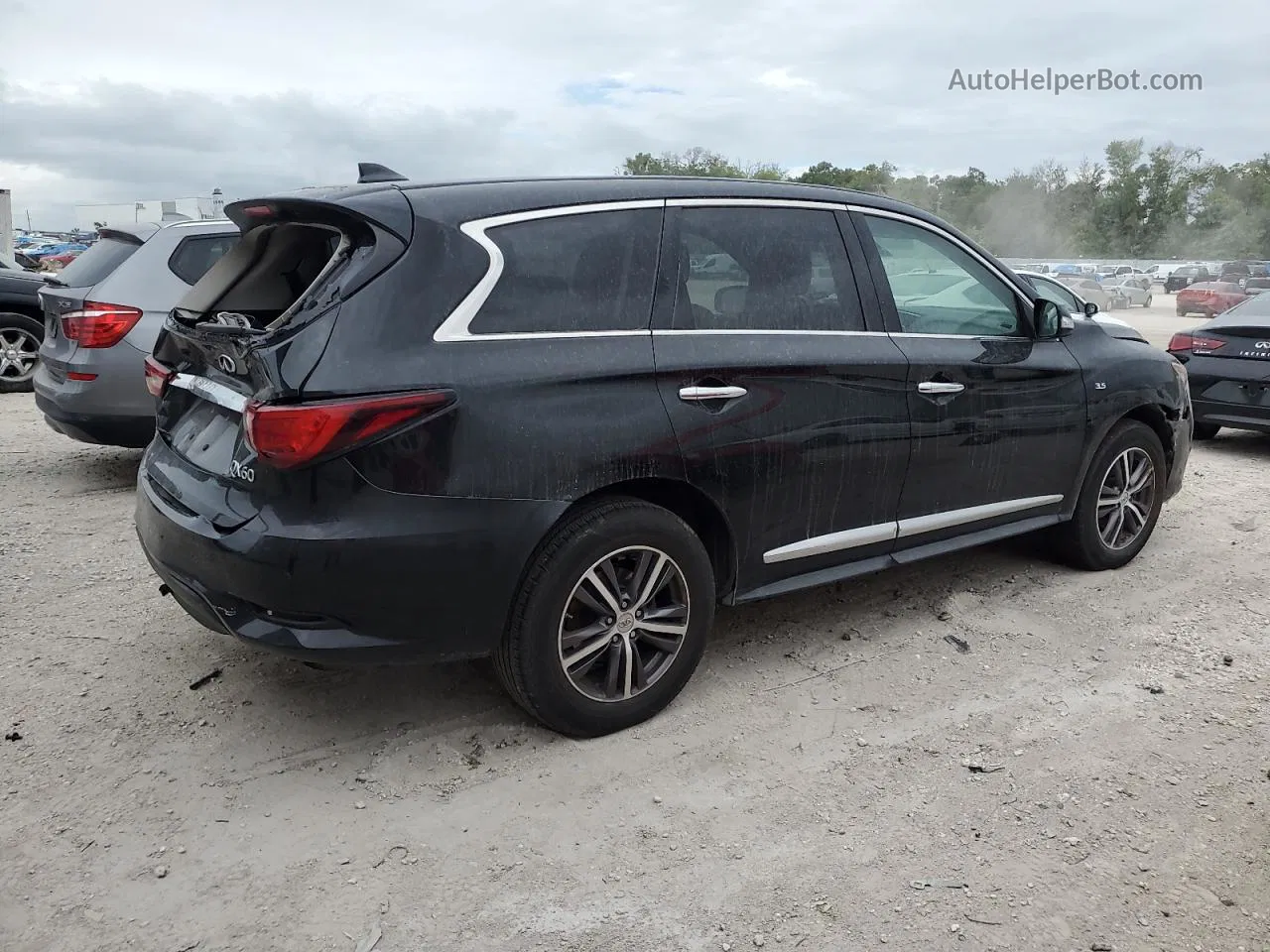 2017 Infiniti Qx60  Black vin: 5N1DL0MN6HC543504